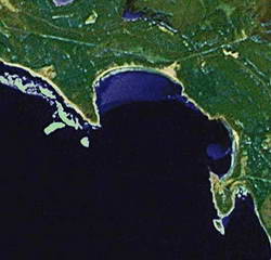 Карта местности со спутника
